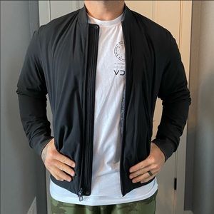 Black Lululemon Reversible Bomber Jacket